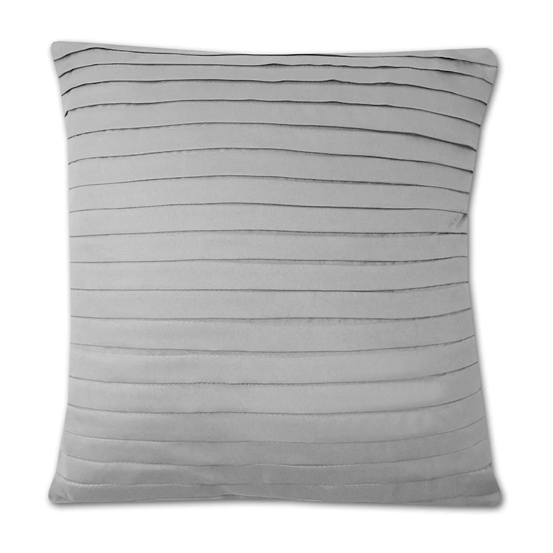 Sweet Home Collection™ 4 Piece Buffalo Plaid Design Reversible to Solid Color with Shams & Throw Pillows
