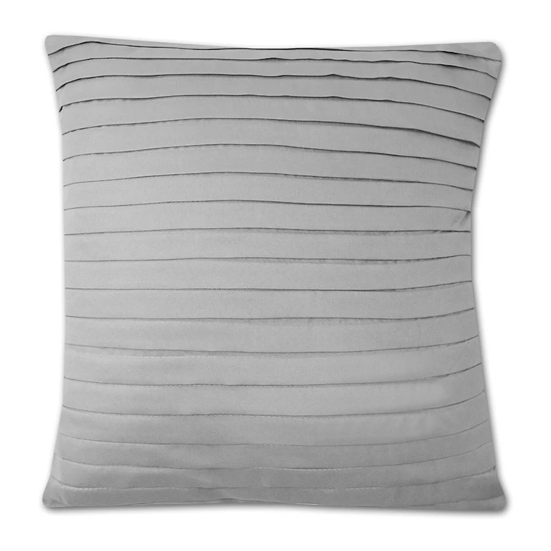 Sweet Home Collection™ 4 Piece Buffalo Plaid Design Reversible to Solid Color with Shams & Throw Pillows