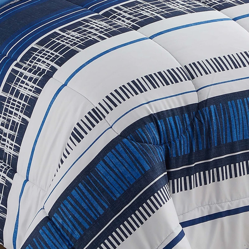 Sweet Home Collection™ Mediterranean Bed-in-A-Bag Printed Comforter Set with Bonus Pillowcases