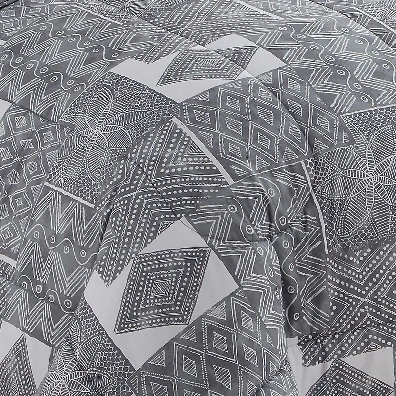 Sweet Home Collection™ Tulsa Bed-in-A-Bag Printed Comforter Set with Bonus Pillowcases