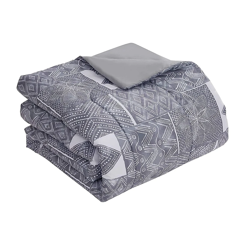 Sweet Home Collection™ Tulsa Bed-in-A-Bag Printed Comforter Set with Bonus Pillowcases