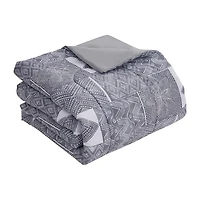 Sweet Home Collection™ Tulsa Bed-in-A-Bag Printed Comforter Set with Bonus Pillowcases