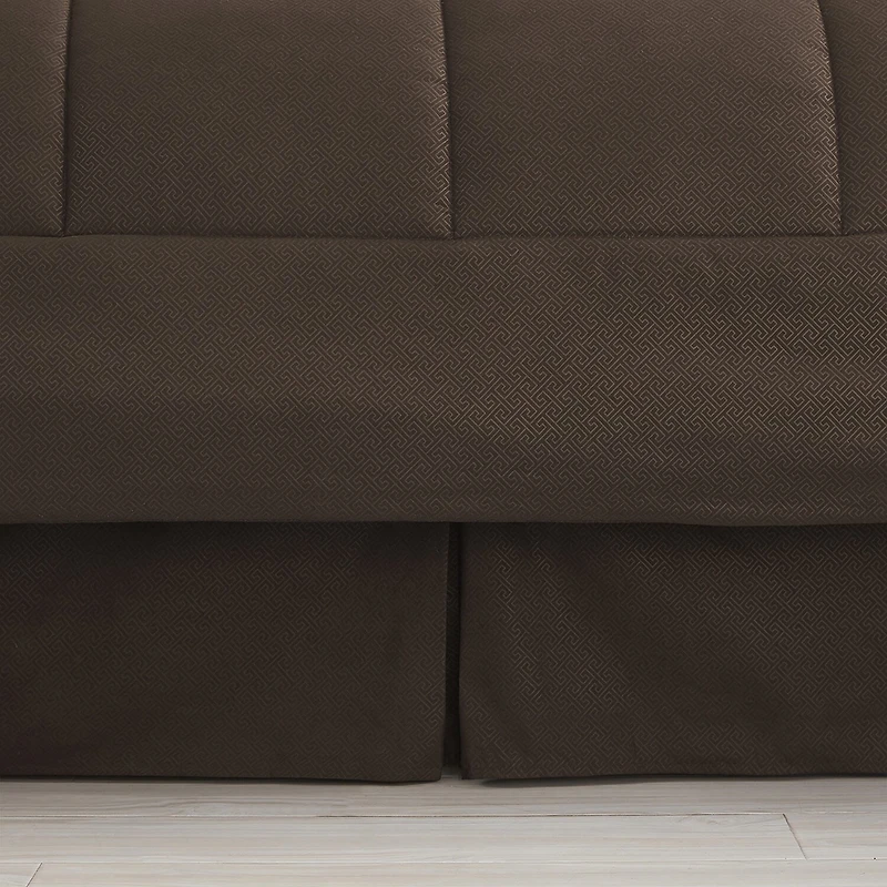 Sweet Home Collection™ Embossed Checkered Bed A Bag All Season Complete Set