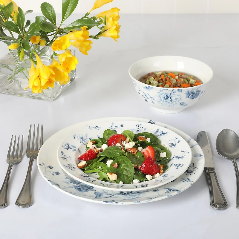 Martha Stewart Empress Bouquet 12-pc. Ceramic Dinnerware Set