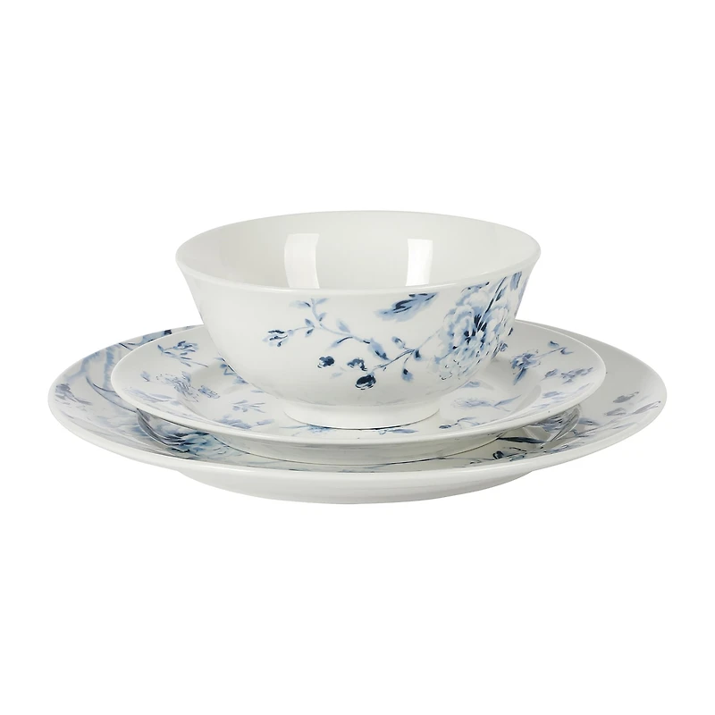 Martha Stewart Empress Bouquet 12-pc. Ceramic Dinnerware Set