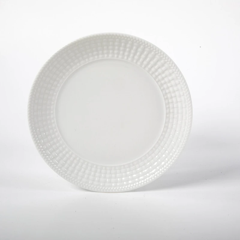 Martha Stewart Basketweave 12-pc. Ceramic Dinnerware Set