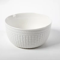 Martha Stewart Basketweave 12-pc. Ceramic Dinnerware Set