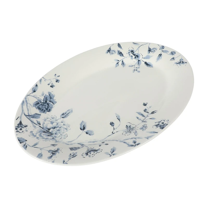 Martha Stewart Empress Bouquet 17-inch Fine Ceramic Serving Platter