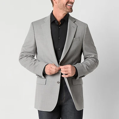Stafford Hopsack Mens Classic Fit Sport Coat