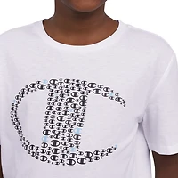 Champion Big Kid Boys Crew Neck Short Sleeve Classic Fit Graphic T-Shirt