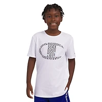Champion Big Kid Boys Crew Neck Short Sleeve Classic Fit Graphic T-Shirt