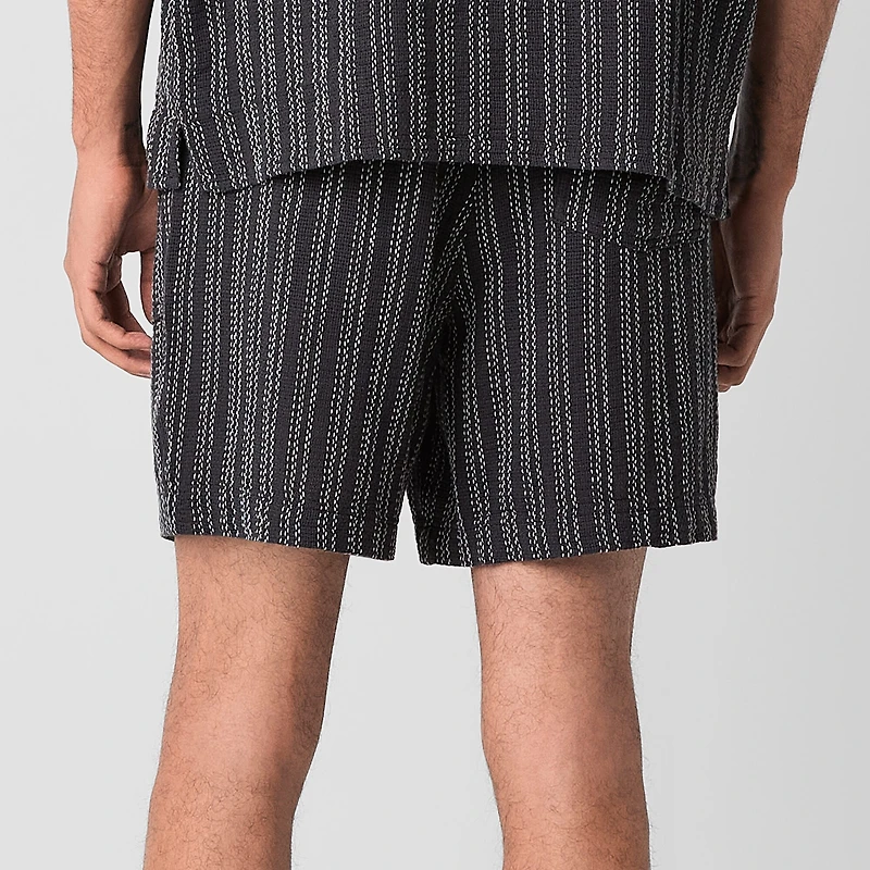 Arizona 6" Mens Textured Pull-On Short