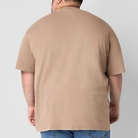 Arizona Mens Crew Neck Short Sleeve Big and Tall T-Shirt