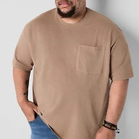 Arizona Mens Crew Neck Short Sleeve Big and Tall T-Shirt