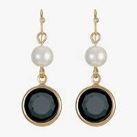 Liz Claiborne Womens Round Drop Earrings