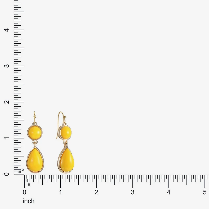 Liz Claiborne Womens Drop Earrings