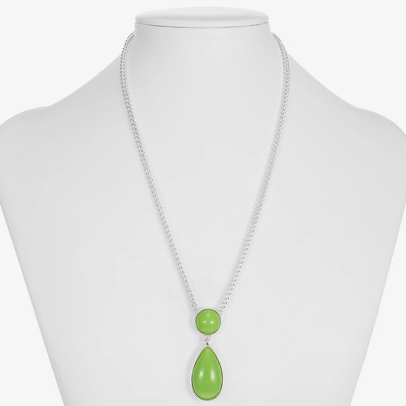 Liz Claiborne Womens 17 Inch Pendant Necklace