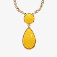 Liz Claiborne Womens 17 Inch Pendant Necklace