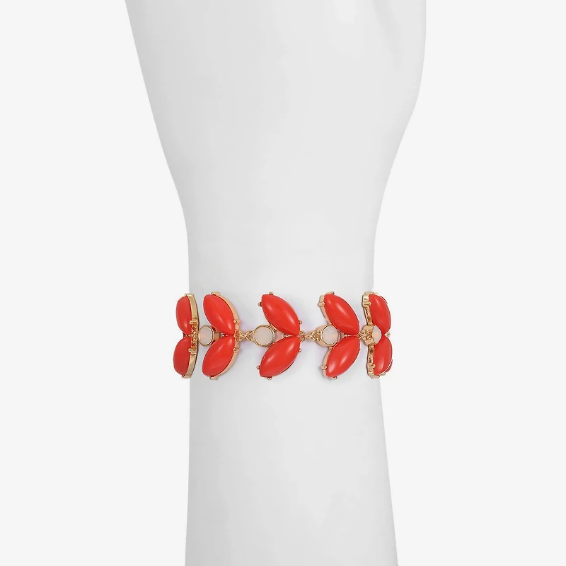 Liz Claiborne Womens Glass Strand Bracelet