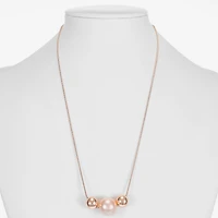 Monet Jewelry Womens Simulated Pearl Round 18 Inch Pendant Necklace