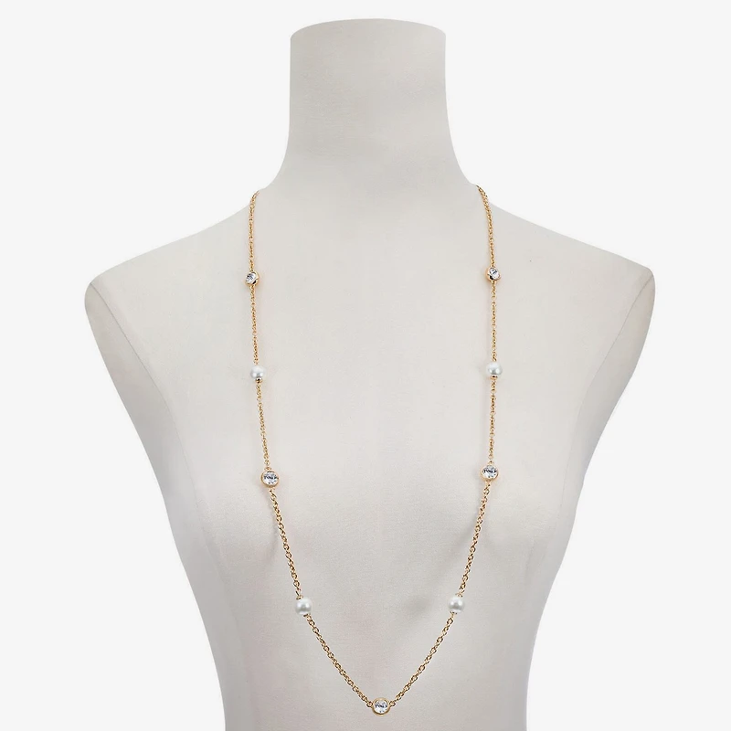 Monet Jewelry Womens Glass Inch Strand Necklace