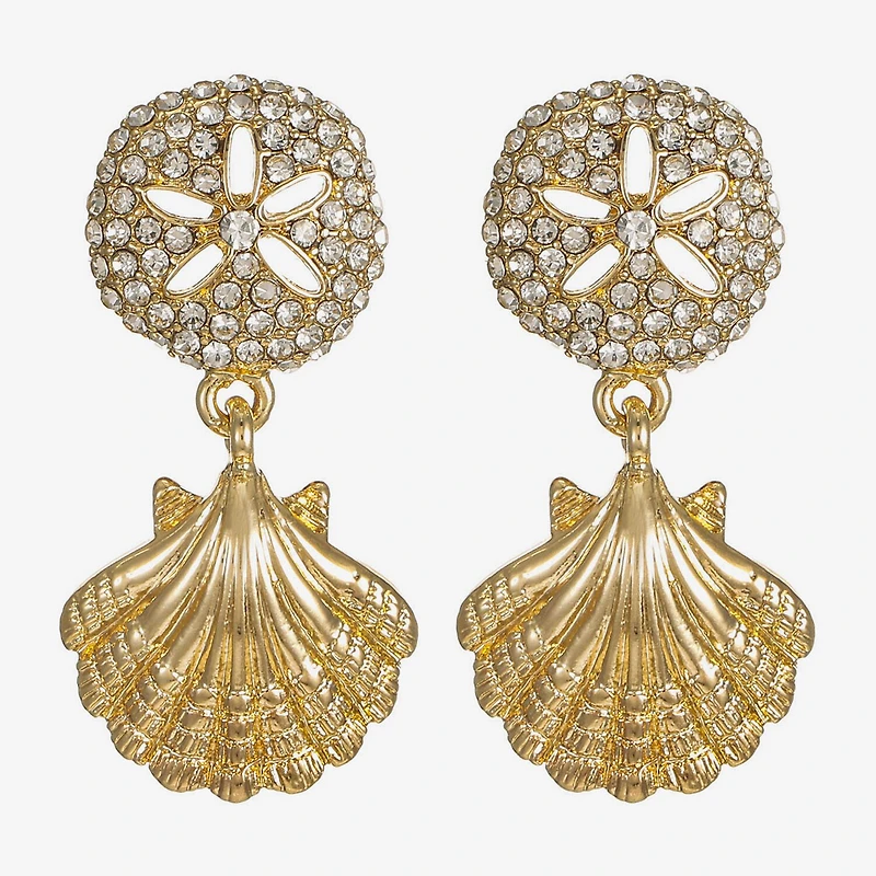 Monet Jewelry Womens Glass Hypoallergenic Drop Earrings