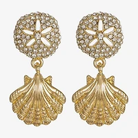 Monet Jewelry Womens Glass Hypoallergenic Drop Earrings