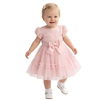 Bonnie Jean Baby Girls Short Sleeve A-Line Dress