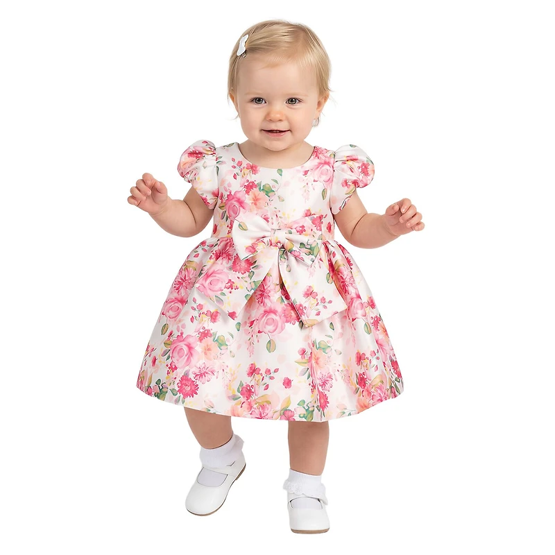 Bonnie Jean Baby Girls Short Sleeve A-Line Dress