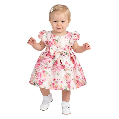 Bonnie Jean Baby Girls Short Sleeve A-Line Dress