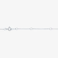G-H / Si2-I1) Womens /3 CT. T.W. Lab Grown White Diamond 10K Gold Cross 18 Inch Pendant Necklace