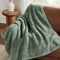 Brooklyn Loom Heathered Sherpa Washable Throw