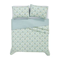 Brooklyn Loom Olivia Easy Care Quilt Set