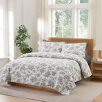 Brooklyn Loom Mila Floral 3-pc. Easy Care Quilt Set