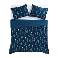 Cannon Avery Floral Easy Care Quilt Set