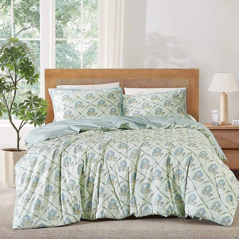 Brooklyn Loom Olivia 3-pc. Easy Care Duvet Cover Set