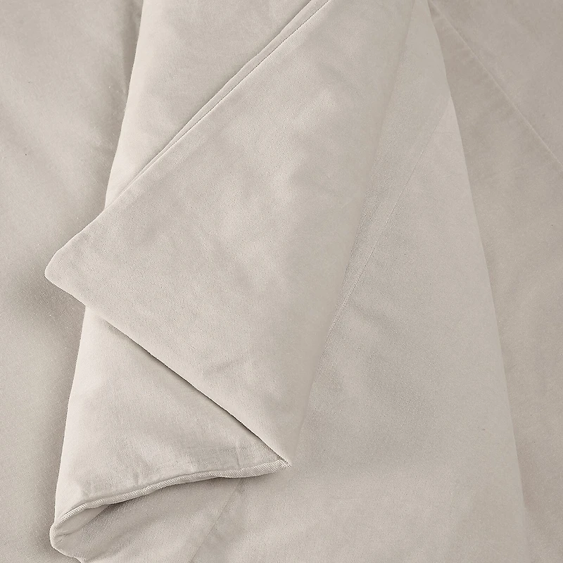Brooklyn Loom Matte Cotton Velvet 3-pc. Easy Care Duvet Cover Set