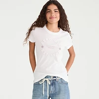 AEROPOSTALE Womens Juniors Crew Neck Short Sleeve Regular Fit Graphic T-Shirt