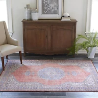 Momeni Afshar 12 Medallion Indoor Rectangular Accent Rug