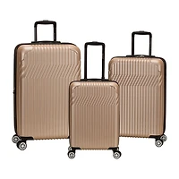 Rockland Pista Abs Non Expandable 3-pc. Hardside Lightweight Luggage Set