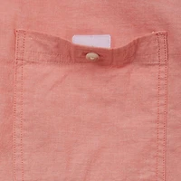 mutual weave Mens Easy-on + Easy-off Short Sleeve Classic Fit Big and Tall Button-Down Shirt