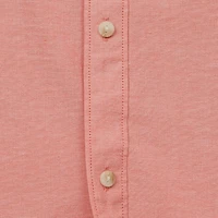 mutual weave Mens Easy-on + Easy-off Short Sleeve Classic Fit Big and Tall Button-Down Shirt