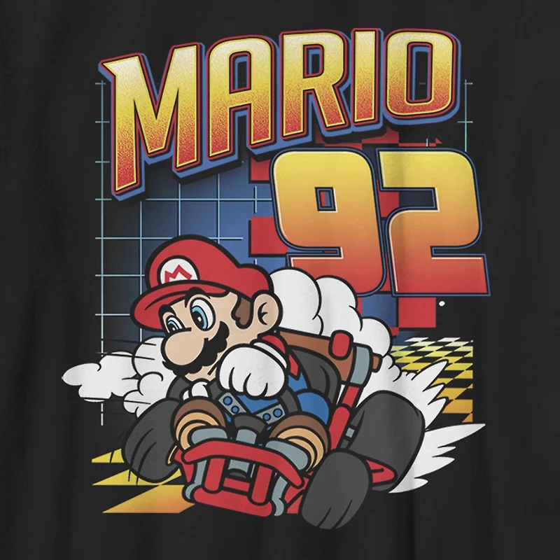 Little & Big Kid Boys Crew Neck Short Sleeve Slim Fit Super Mario Graphic T-Shirt