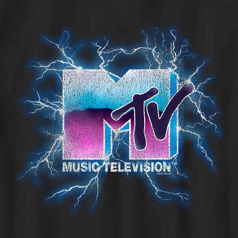 Little & Big Kid Boys Crew Neck Short Sleeve Regular Fit MTV Graphic T-Shirt