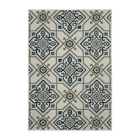 Covington Home Trieste Star Medallion Indoor Outdoor Rectangular Area Rug