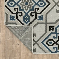 Covington Home Trieste Star Medallion Indoor Outdoor Rectangular Area Rug