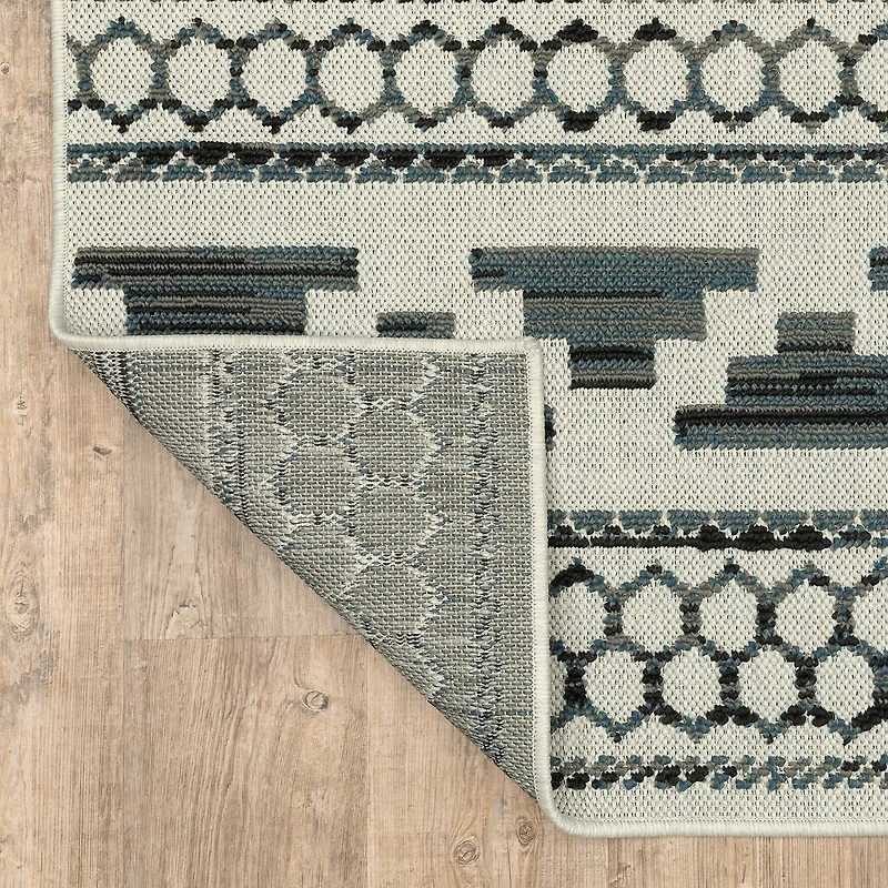 Covington Home Trieste Tribal Geometric Indoor Outdoor Rectangular Runner