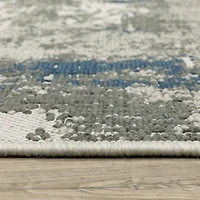Covington Home Trieste Distressed Abstract Indoor Outdoor Rectangular Runner