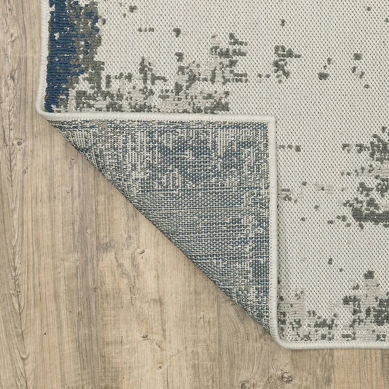 Covington Home Trieste Distressed Abstract Indoor Outdoor Rectangular Runner