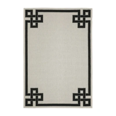 Covington Home Trieste Classic Bordered Indoor Outdoor Rectangular Area Rug